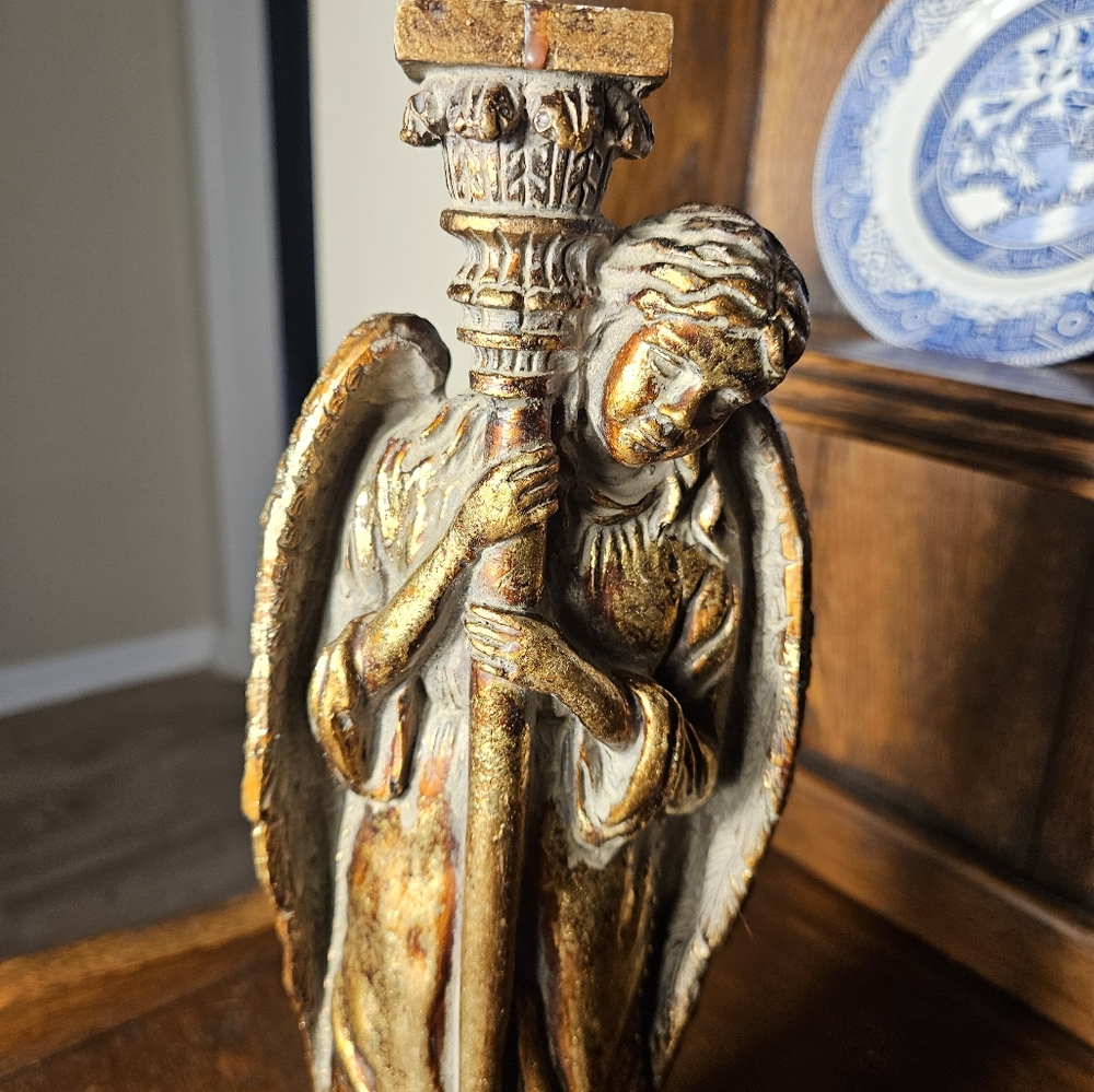 Vintage Bombay Company Guardian Angel Candle Holder Christmas Decor. - Picture 7 of 11